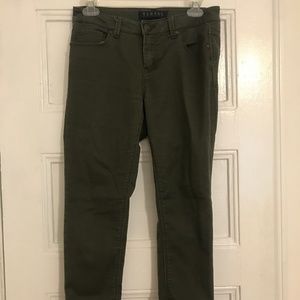 Army Green Stretchy Jeans